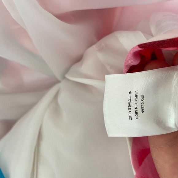 Nine West Red and Pink Floral Fit and Flare Dress Size 2 π·πΊπ· - Picture 9 of 13